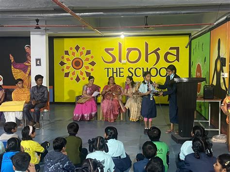 Maths day celebration at Sloka the school Manikonda