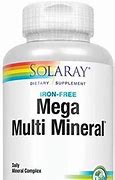 Image result for Solaray Multi Mineral no Iron