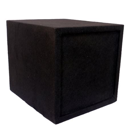 Black L-Port Bass Enclosure (for 8-Inch Single Magnet Sub - Volume 32 ...