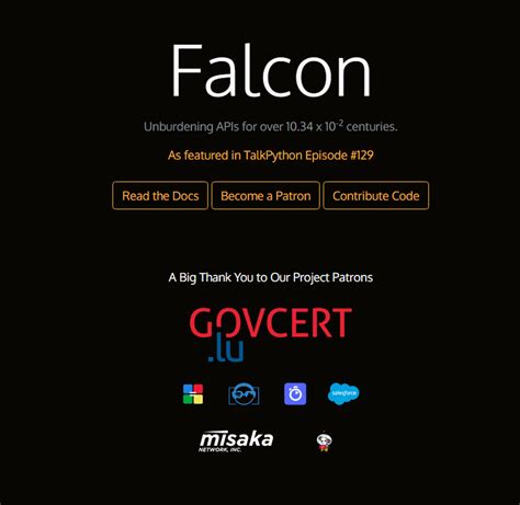 Image result for Falcon Framework Python
