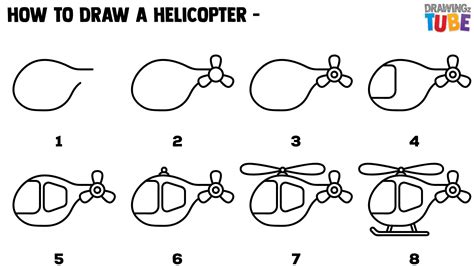 How to Draw a Helicopter Easy Step by Step - Hardy Cumigho