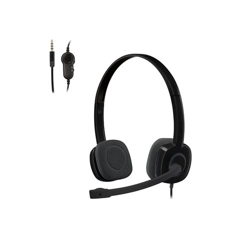 Logitech H151 Wired Headset Analog Stereo Headphones With Rotating ...