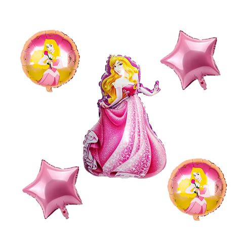 Princess Aroura Theme Foil Balloons Set