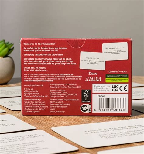 Image result for Taskmaster Card Game