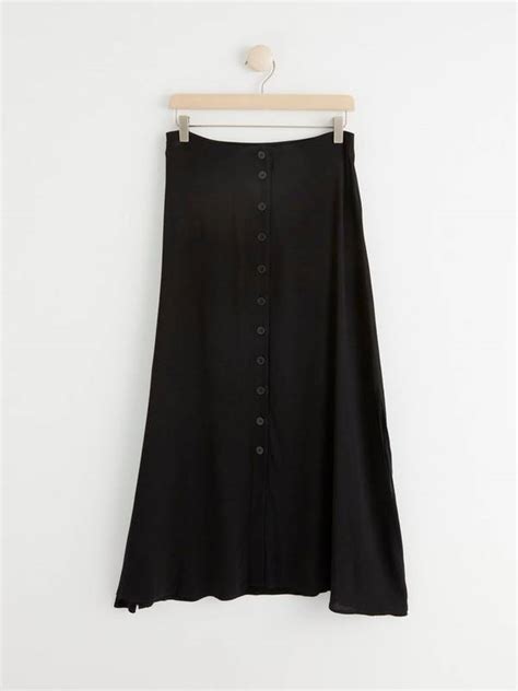 Midi skirt with buttons | Lindex