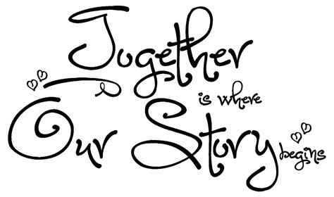 Wall Decor Plus More WDPM2474 Together is Where Our Story Begins ...