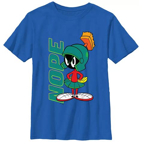 Boys 6-20 Looney Tunes Marvin The Martian Nope Graphic Tee