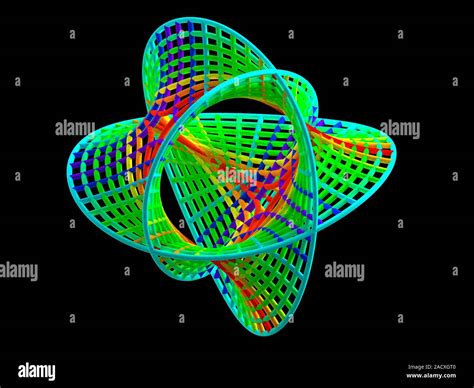 Calabi-yau manifold. Computer artwork of calabi- yau manifold. These ...