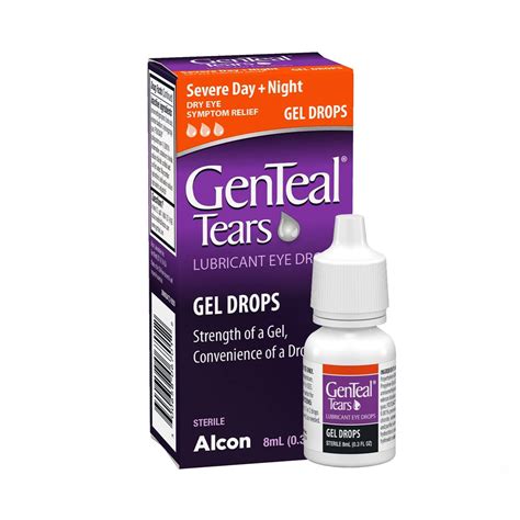 GenTeal Tears Lubricant Gel Eye Drops for Severe Relief