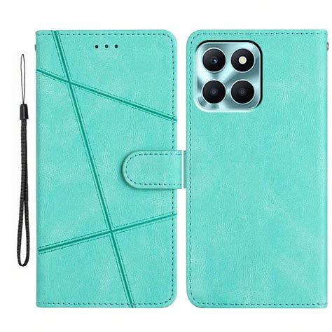 Textured Line Pattern Mobile Phone Case With Stand, Card Slot, Wallet ...
