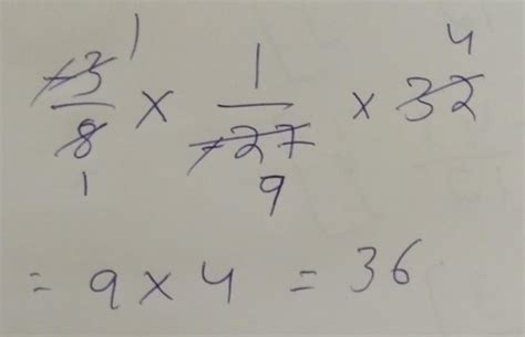 Q1. Find the product of −3 /8 and the multiplicative inverse of −27 /32 ...