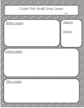 Lesson Plan Example Math for Small Group 的图像结果
