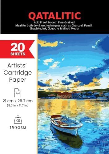 ARTIOS Mixed Media Cartridge Paper A5 240 GSM - 24 Drawing Sheets for ...