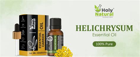 Holy Natural Helichrysum Essential Oil - 15 ML : Amazon.in: Health ...