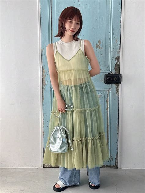 FRIFUL Mesh Ruffle Hem See Through Summer Casual Dress | SHEIN USA