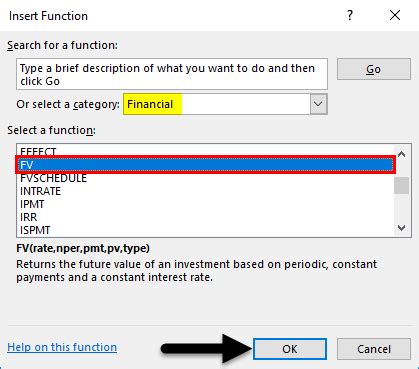 Excel FV Calculation 的图像结果