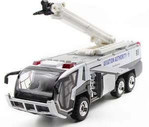 IndusBay Metal Diecast Crash Tender Airport Fire Rescue Truck with ...