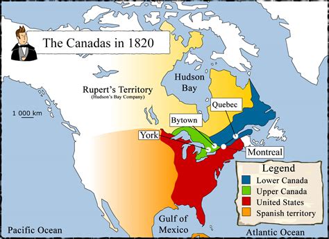 Le Bas-Canada 1820 et le Québec 1905 - Societies and Territories