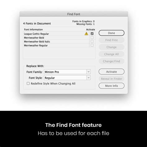 InDesign Change Font Type 的图像结果
