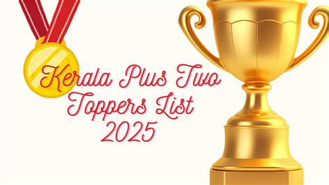 Kerala Plus Two Toppers List 2025 OUT Today: Check Stream Wise Toppers