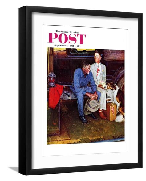 Art.com Breaking Home Ties Saturday Evening Post Cover, September 25 ...