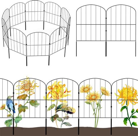 Decorative Garden Fence No Dig Fencing 10 Pack, 24in India | Ubuy