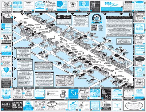 Road Map Of Downtown Fredericksburg
