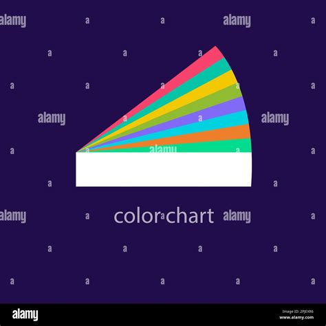 Color chart logo. Unique design color transitions. Color palette logo template. vector Stock ...