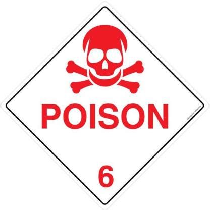Safety Sign Store Poison 6 Emergency Sign Price in India - Buy Safety ...