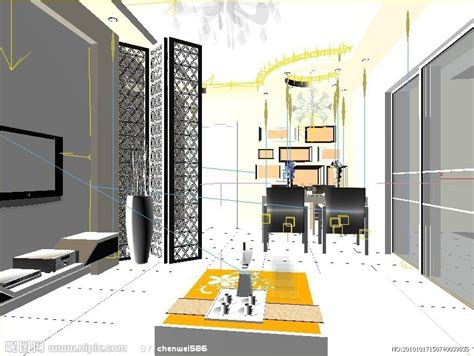 家装室内效果图源文件__室内模型_3D设计_源文件图库_昵图网nipic.com