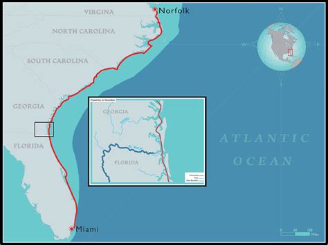 Intracoastal Waterway Map Florida