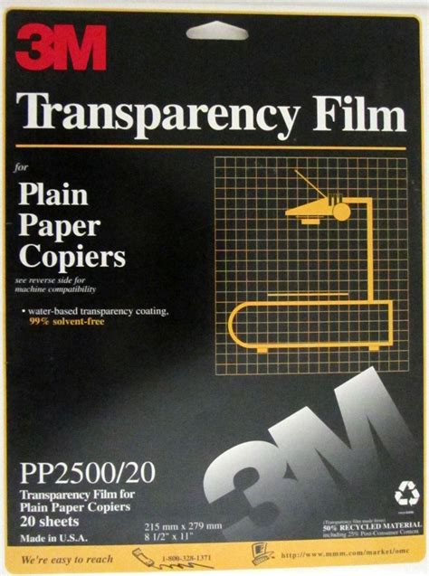 3M PP2500/20 Transparency Film Strip 20 Pack : Amazon.in: Electronics