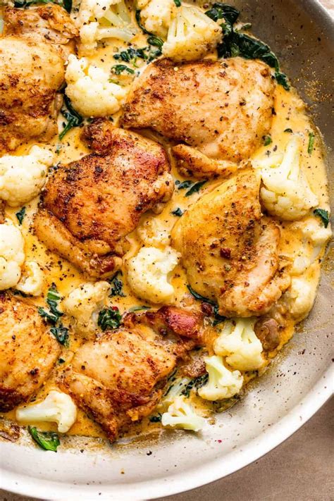 Creamy Chicken and Cauliflower Recipe | Diethood