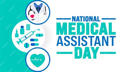 Premium Vector | National Medical Assistant Day background or banner ...