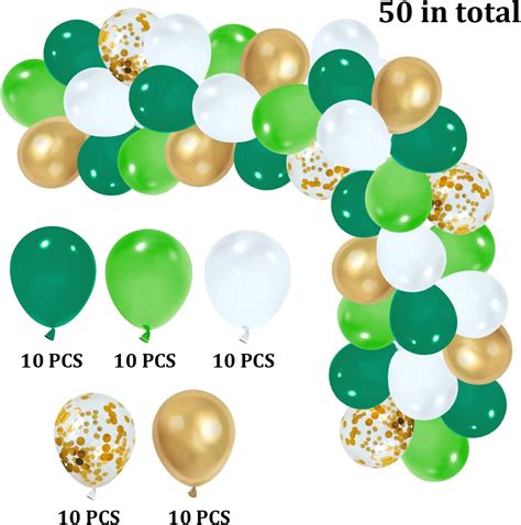 Buy TKEJZu 50 Pcs 12 Inch St Patricks Day Balloons St. Patrick’s Theme ...