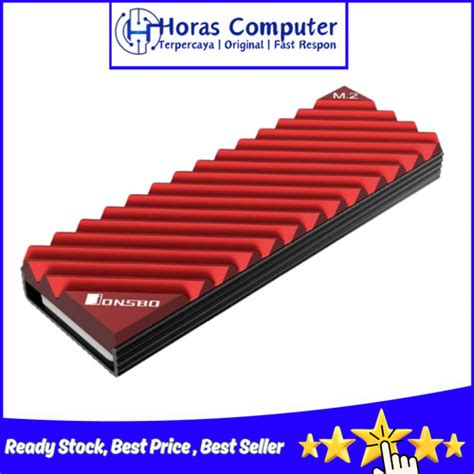 Jual Heatsink Jonsbo M.2-3 M.2 2280 SSD Aluminum Thermal pad Cooler ...