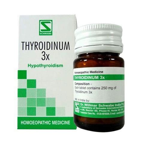 Schwabe Thyroidinum 3X, 6X – Homeopathic Remedy for Thyroid Health ...