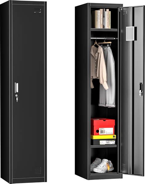 INTERGREAT Buy Tall Metal Employee Locker Cabinet - Blue at Ubuy India