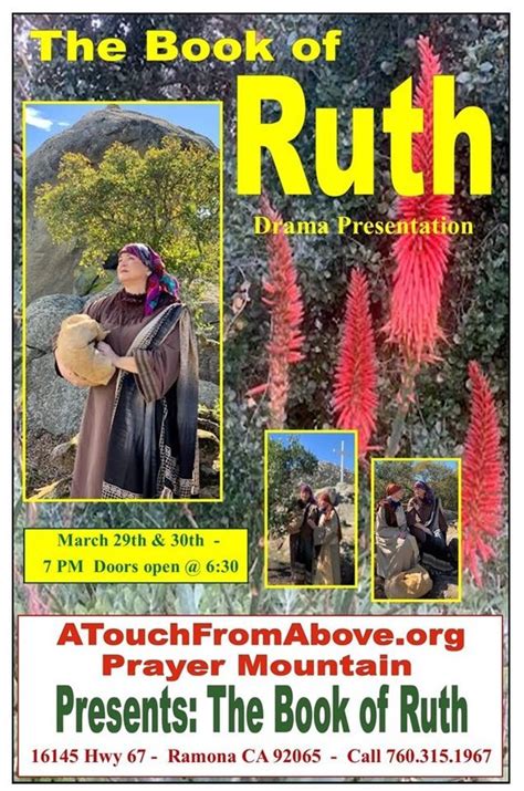 “The Book of Ruth.” A Live Drama and Musical Presentation. , A Touch ...