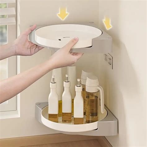 Rotating Corner Shelf – Home Deluxe