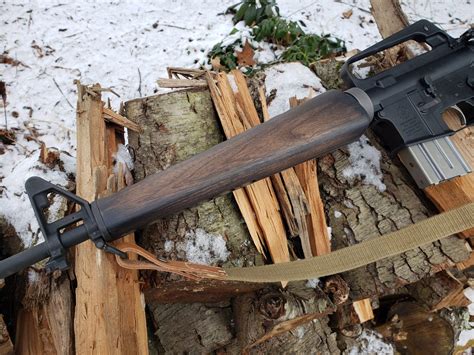 Classic Wood Furniture for AR-15 Rifles From American-Icon - Shooting ...