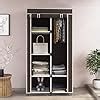 Maison & Cuisine® 4+2 Layer Collapsible Wardrobe for Clothes with 6 ...