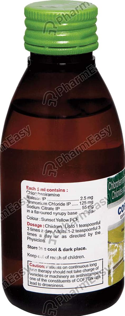 Buy Cofton Expt 100ml Online at Flat 15% OFF | PharmEasy