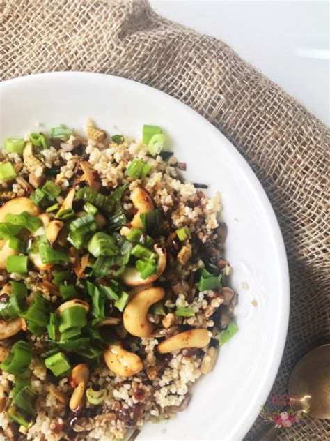 Asian Bulgur Wheat Salad – Kitchen therapy in