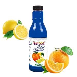 Frutooz BluCuracco Syrup - Vibrant Blue Curacao Flavored Drink ...