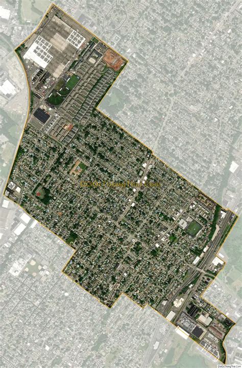 Map of Wood-Ridge borough - Thong Thai Real
