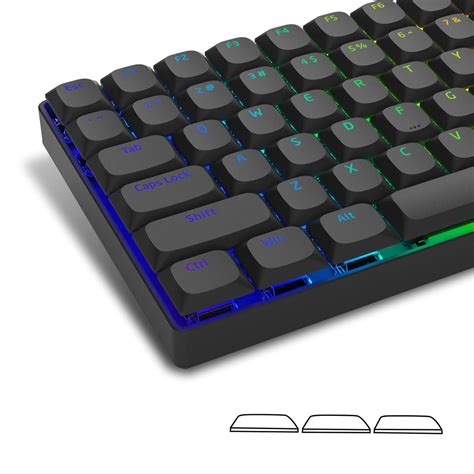 WOB Low Profile Shinethrough Skyline R2 Doubleshot PBT Keycap ...