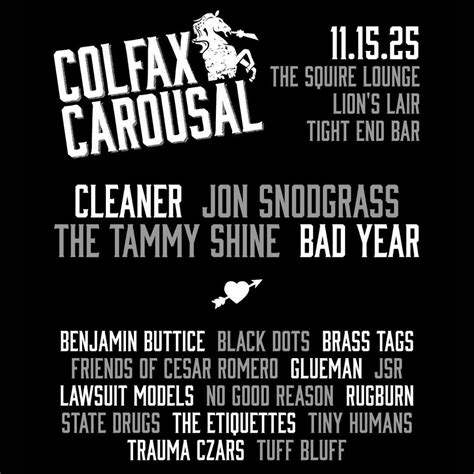 Colfax Carousal Punk Fest, Illegal Pete's 2001 E Colfax Ave, Denver, 15 ...