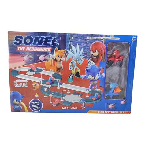 PLUSPOINT Parking Lot Adventure Track Set, Explore The Sonec Racing ...