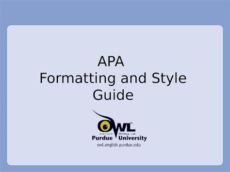 Image result for APA Tutorial